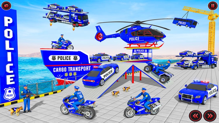 Police Transport Truck Driving screenshot-4