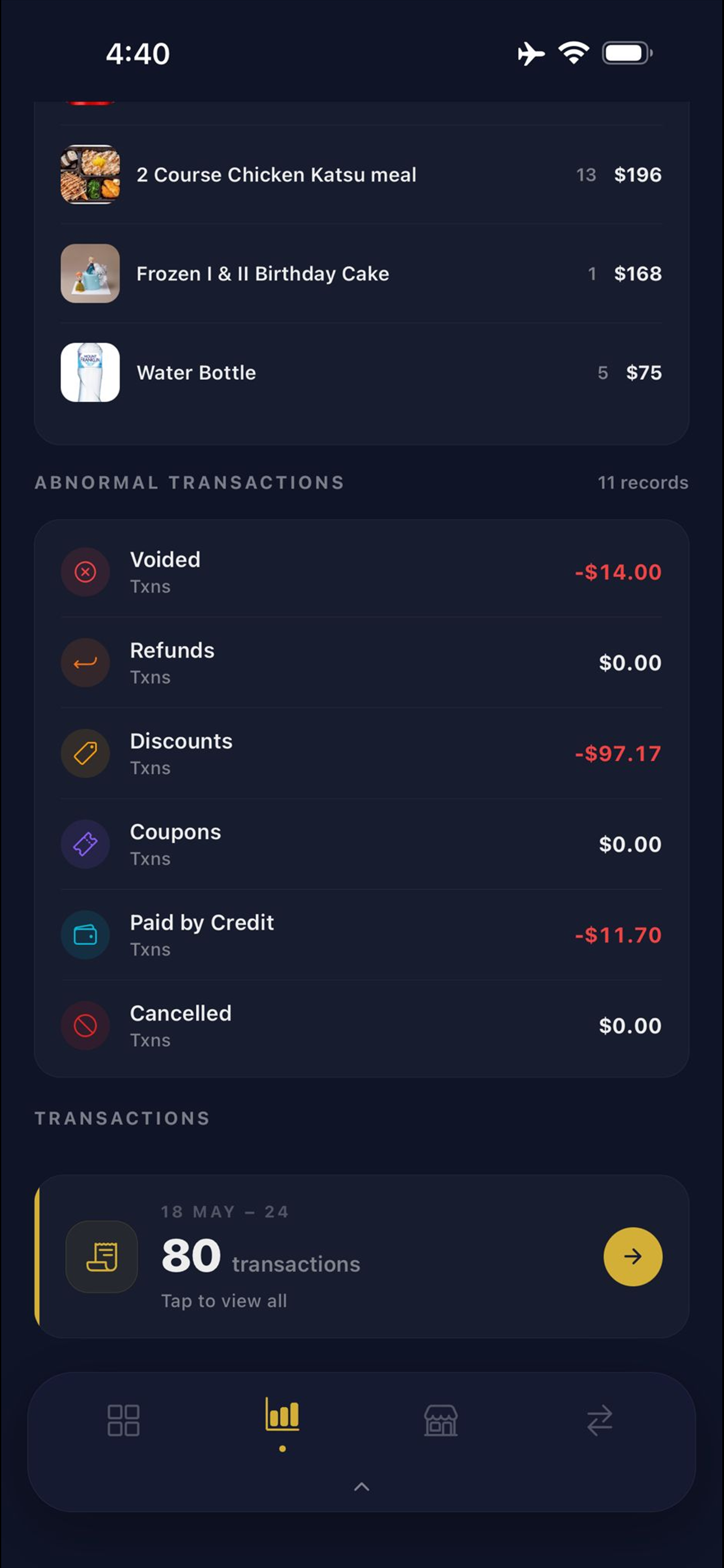 VendPOS Dashboard