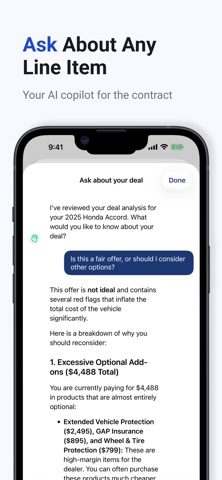 DealLens - Car Markup Catcher iPhone screenshot