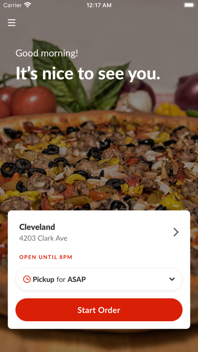 Fabio's Pizza iPhone screenshot 2 - Food & Drink app