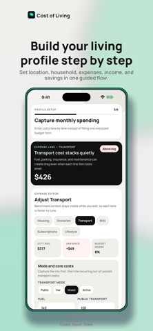 Cost of Living screenshot