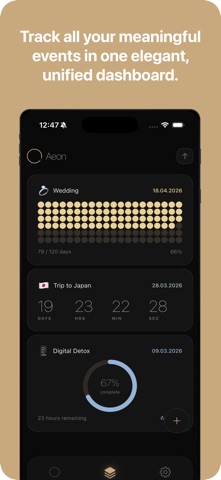 Aeon — Countdown & Life Timer Screenshot 10 of 10