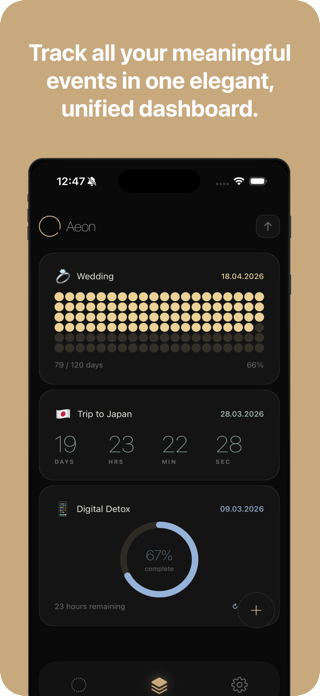 Aeon — Countdown & Life Timer Screenshot 10 of 10