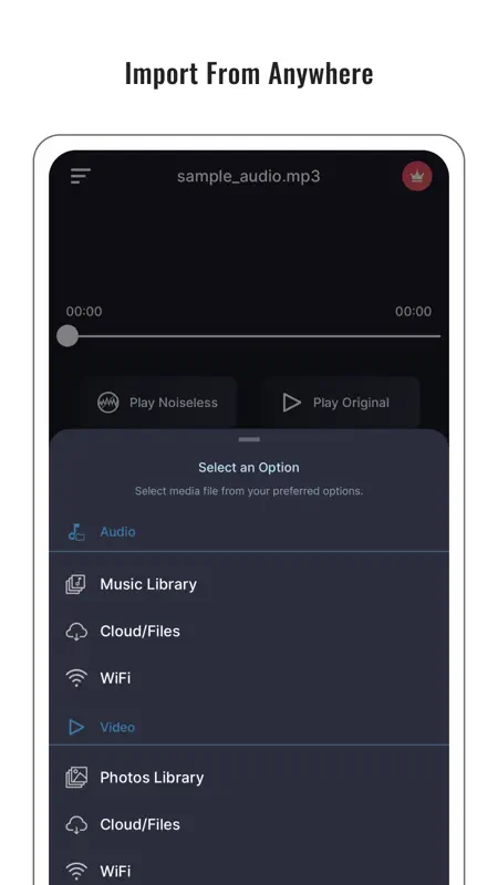 Audio Noise Reducer & Recorder screenshot 3 of 7
