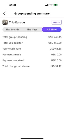 SplitGo-Easy Expense Splitter Screenshot 8 of 10