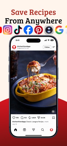 Kitchen Friend: Recipe Manager screenshot