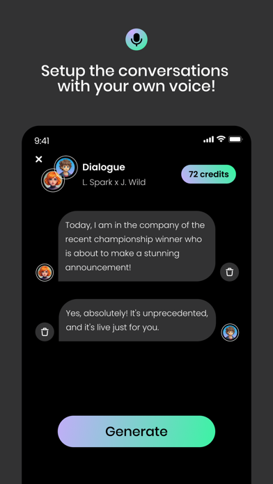 Voicify - Audio Chat Creator Screenshot