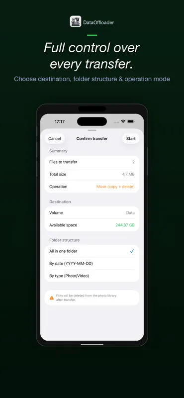 DataOffloader screenshot 3 of 4
