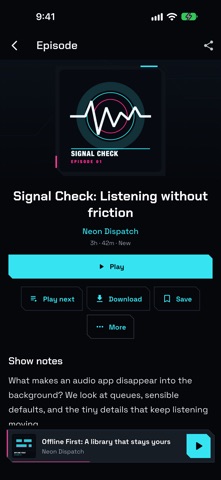 trickle: podcasts & RSS Screenshot 3 of 5