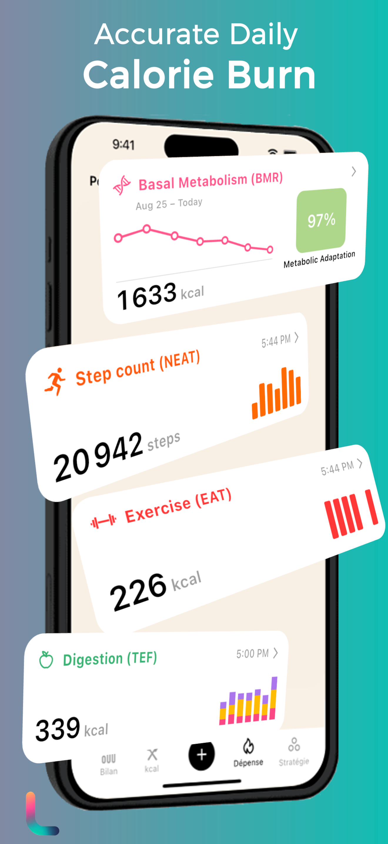 Lean: AI Calorie Counter & BMI screenshot 4