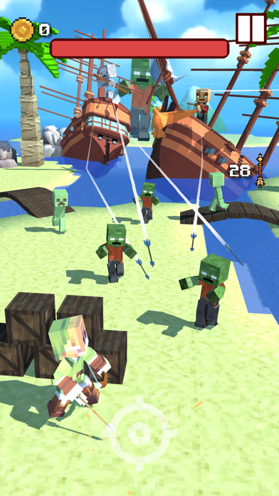 Craft Archer vs Angry Monsters Screenshot