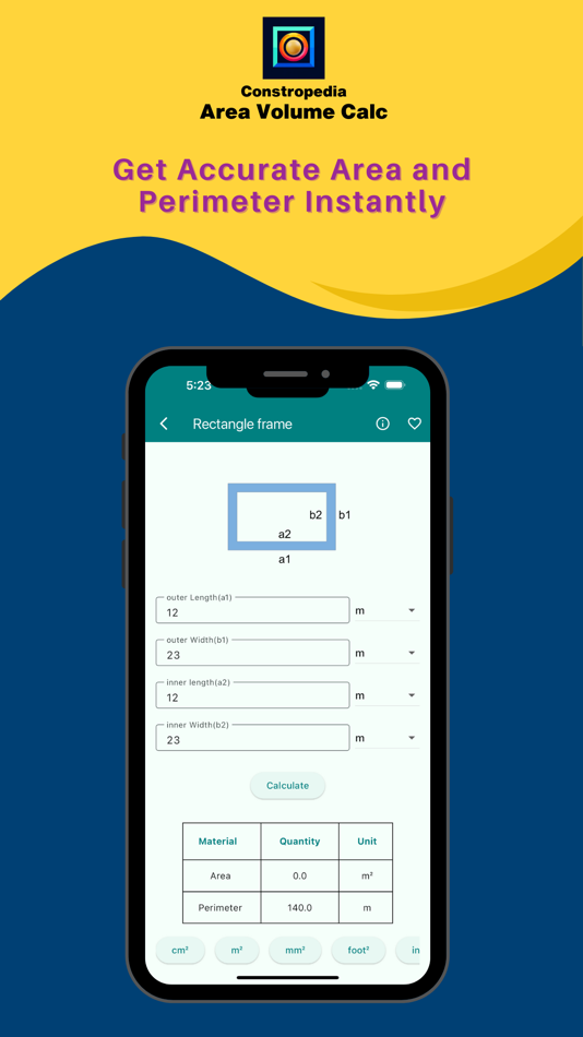 #5. Constropedia Area Volume Calc (iOS) 由: Binary And Bricks Pvt Ltd