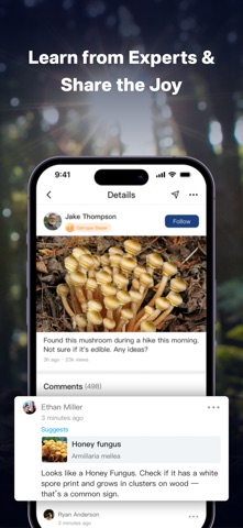 Mushroom Finder & Identifier iPhone screenshot