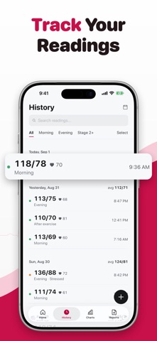 Blood Pressure Log – BPal screenshot 6