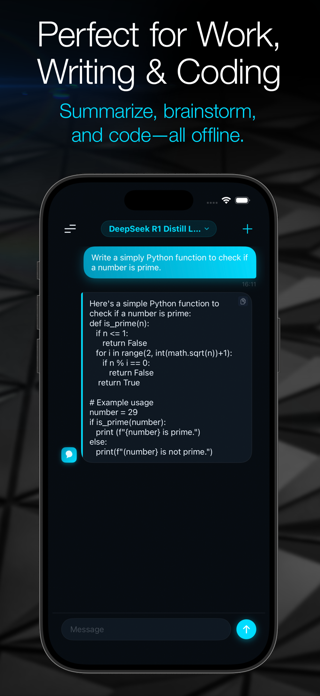 Local LLM: Private Secure Chat Screenshot 6 of 9