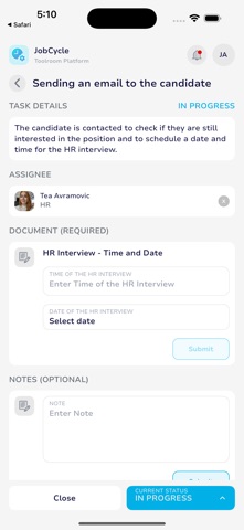 JobCycle screenshot