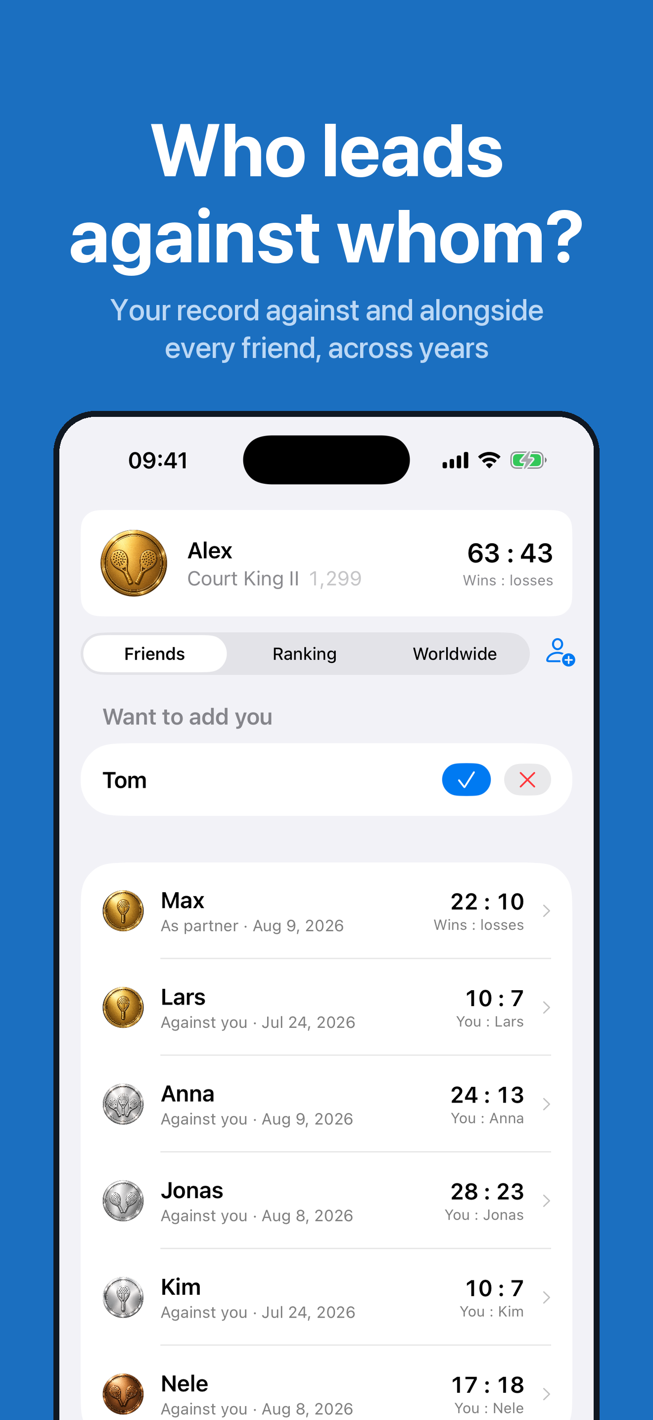 PadelScore: Score & Health screenshot 6
