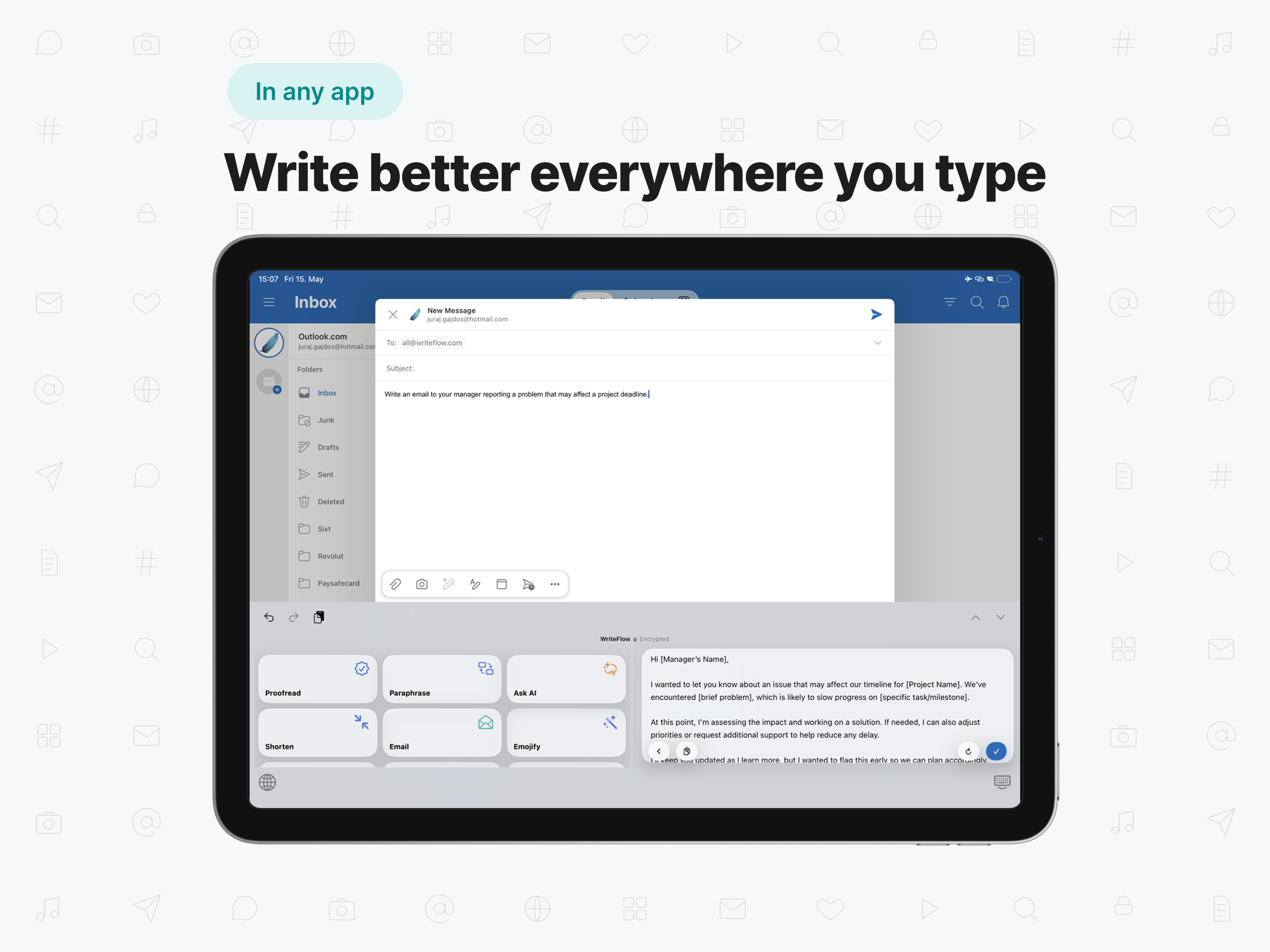 WriteFlow: AI Writing Keyboard screenshot 7