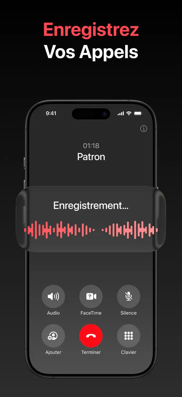 Screenshot #2 pour Call Recorder Enregistreur