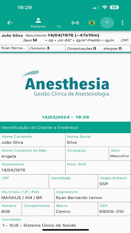 Anesthesia SX