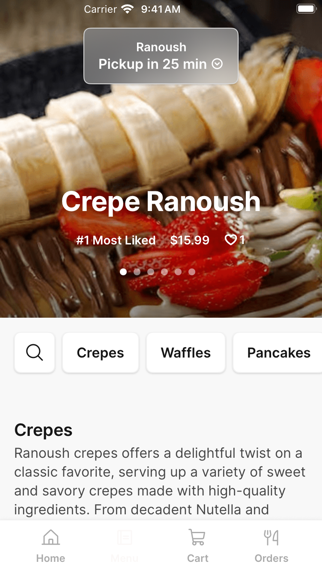 Ranoush iPhone screenshot 2 - Food & Drink app