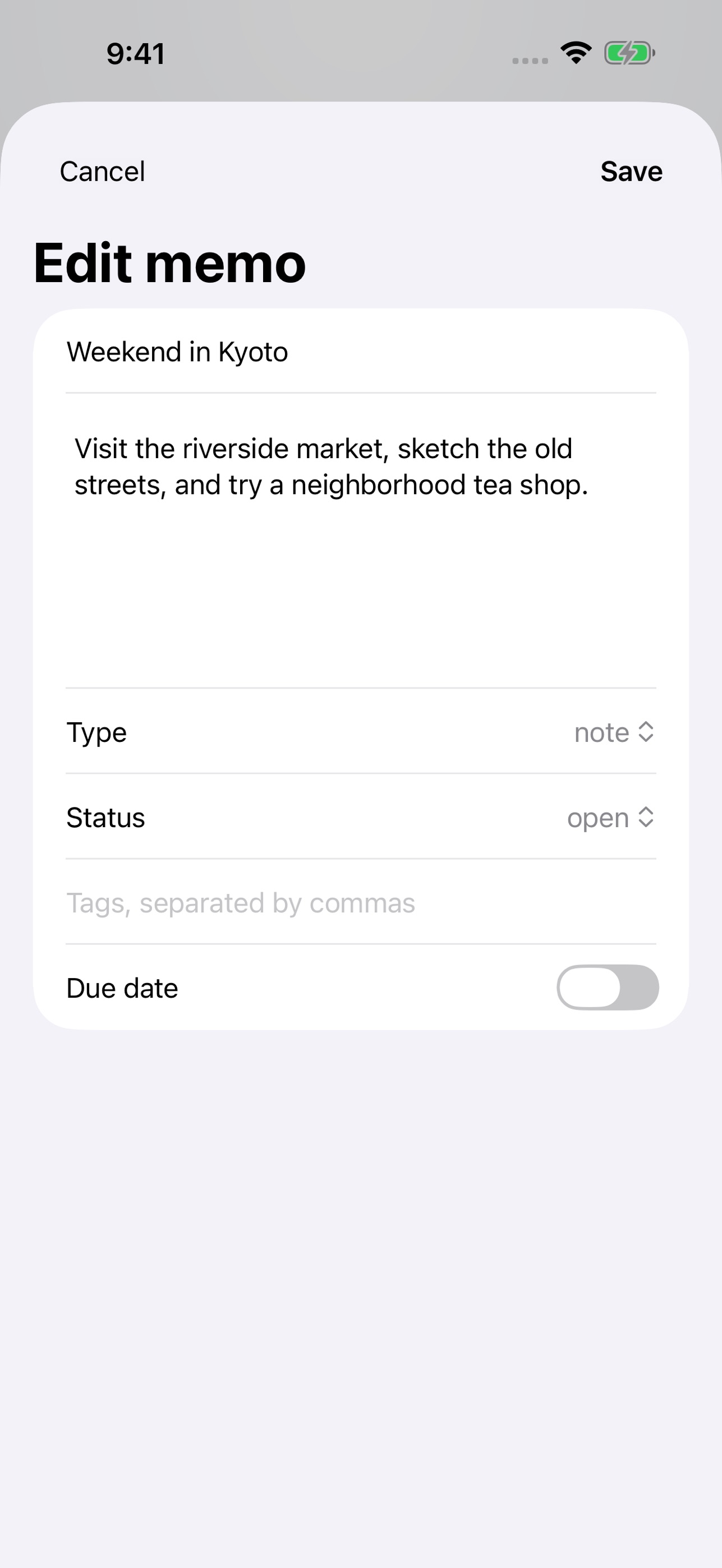 Screenshot 3 of AiMemo: AI Notes & Voice