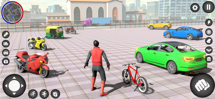 Spider Rope Hero Fighter Game