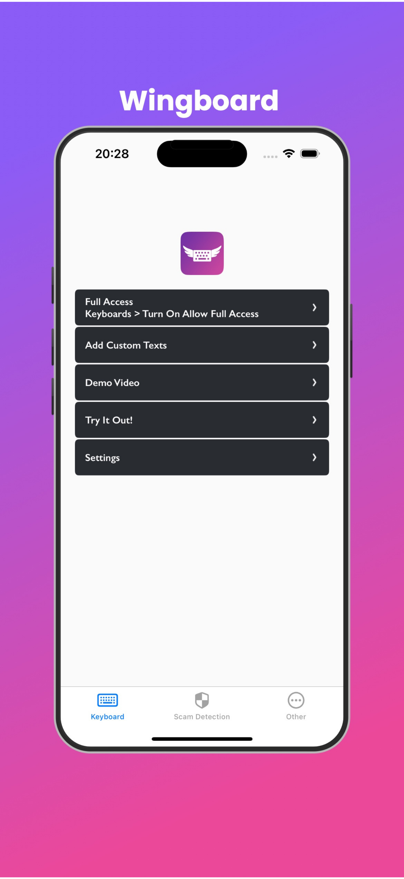 Wingboard - Virtual Wingman
