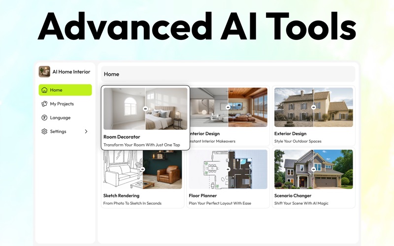 Home AI : Interior Design Plan Screenshot