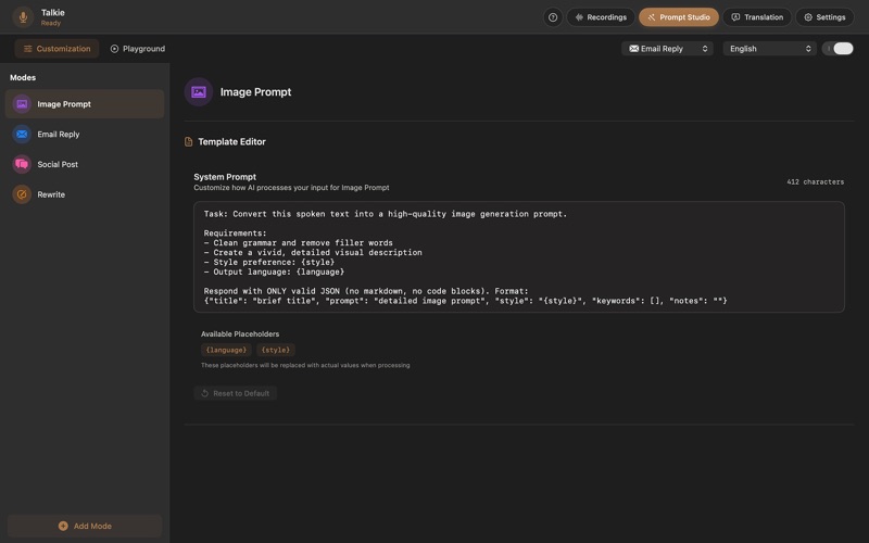 App screenshot