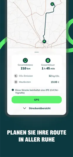 Screenshot von Bip&Go auf dem iPhone 5