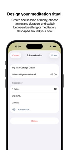ImagineHere: Meditation Timer screenshot