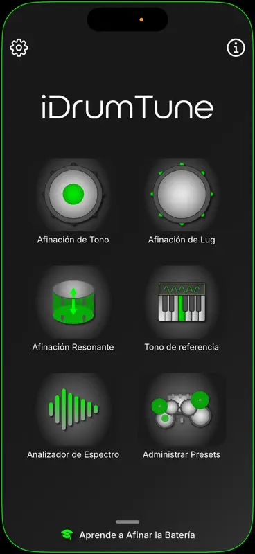 iDrumTune Afinador de Batería screenshot 1 of 8