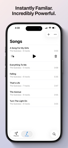 Multitrack Audio Player screenshot
