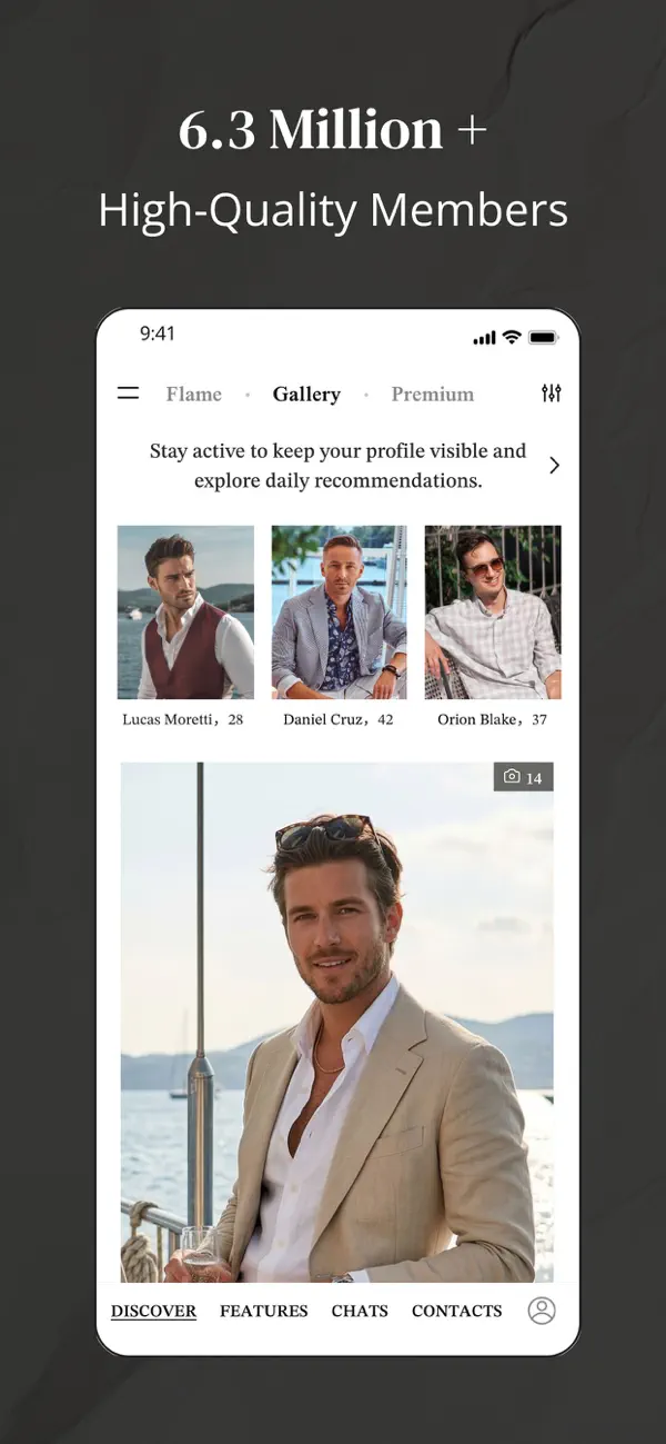 Screenshot #2 pour MM: Elite Premium Dating App