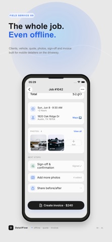 Auto Detailing: Business App iPhone screenshot