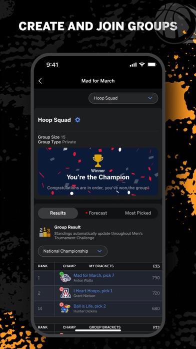 ESPN Tournament Challenge Screenshot