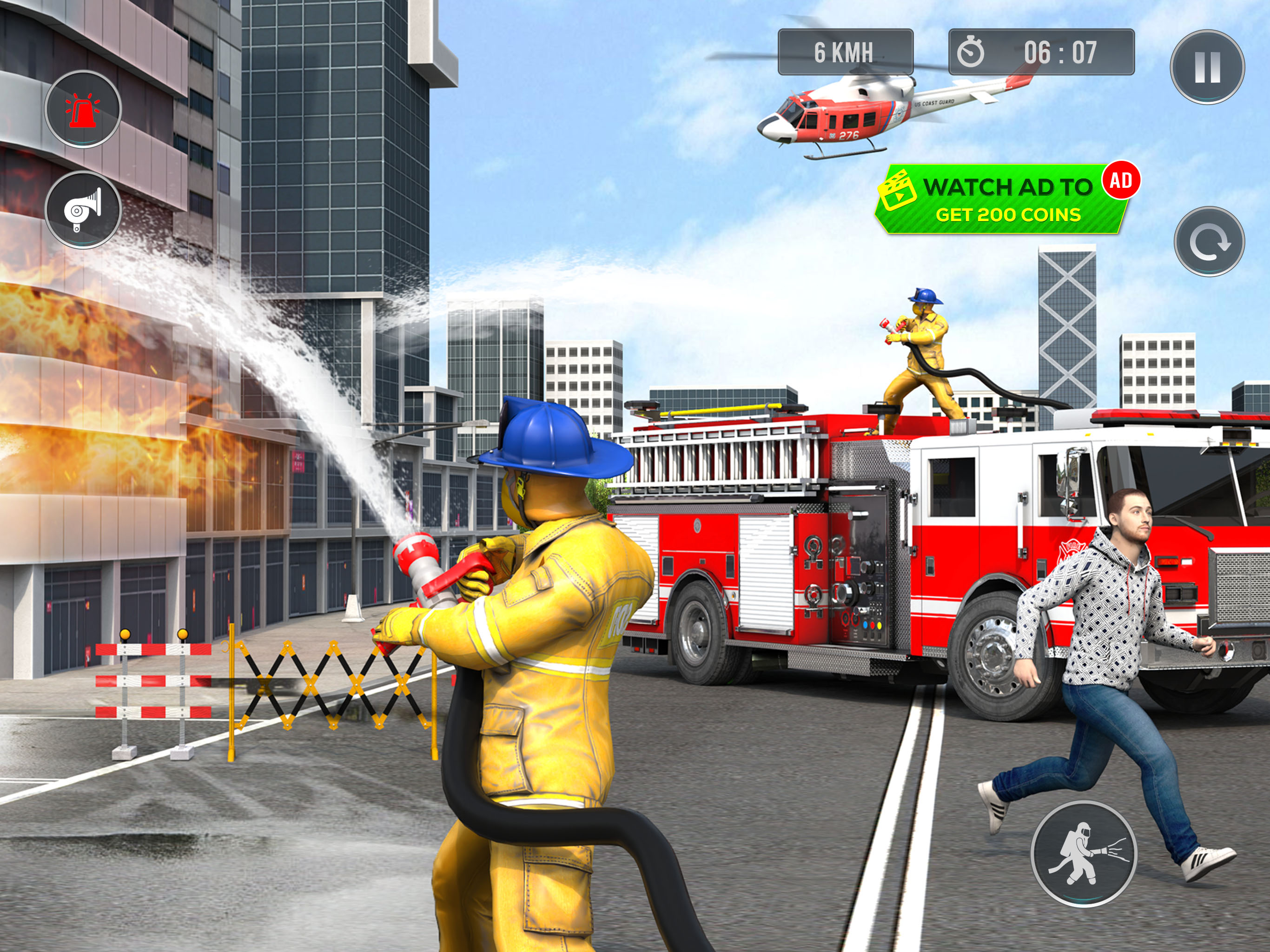 Fire Truck Driving Simulator screenshot 5