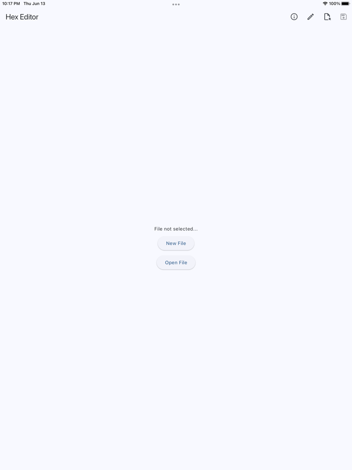 Simple Hex Editor Read Bytes