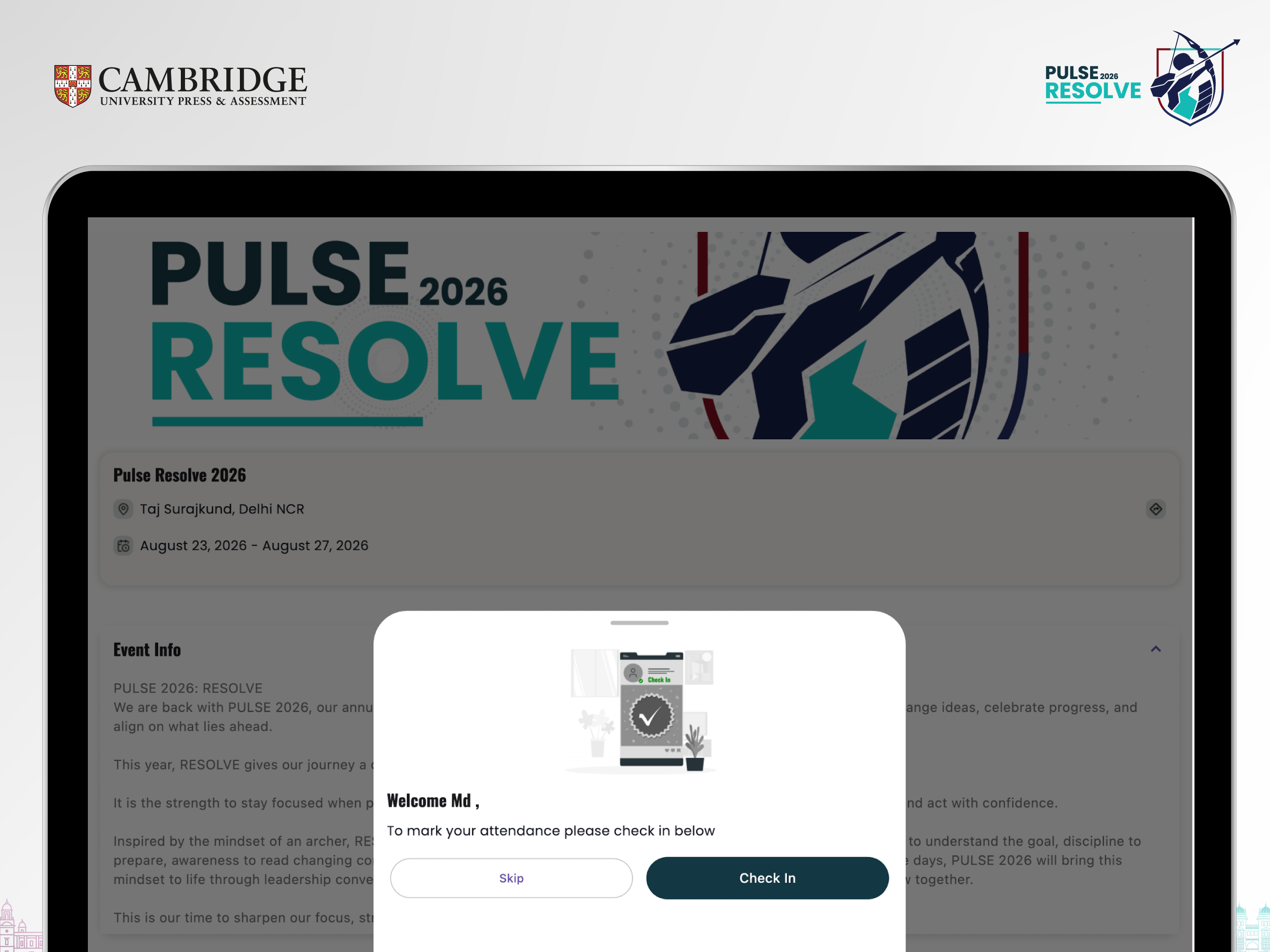 Cambridge Pulse 2026 screenshot 7