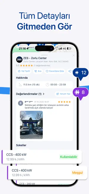 Lixhium: Tüm Şarj İstasyonları iPhone screenshot 4