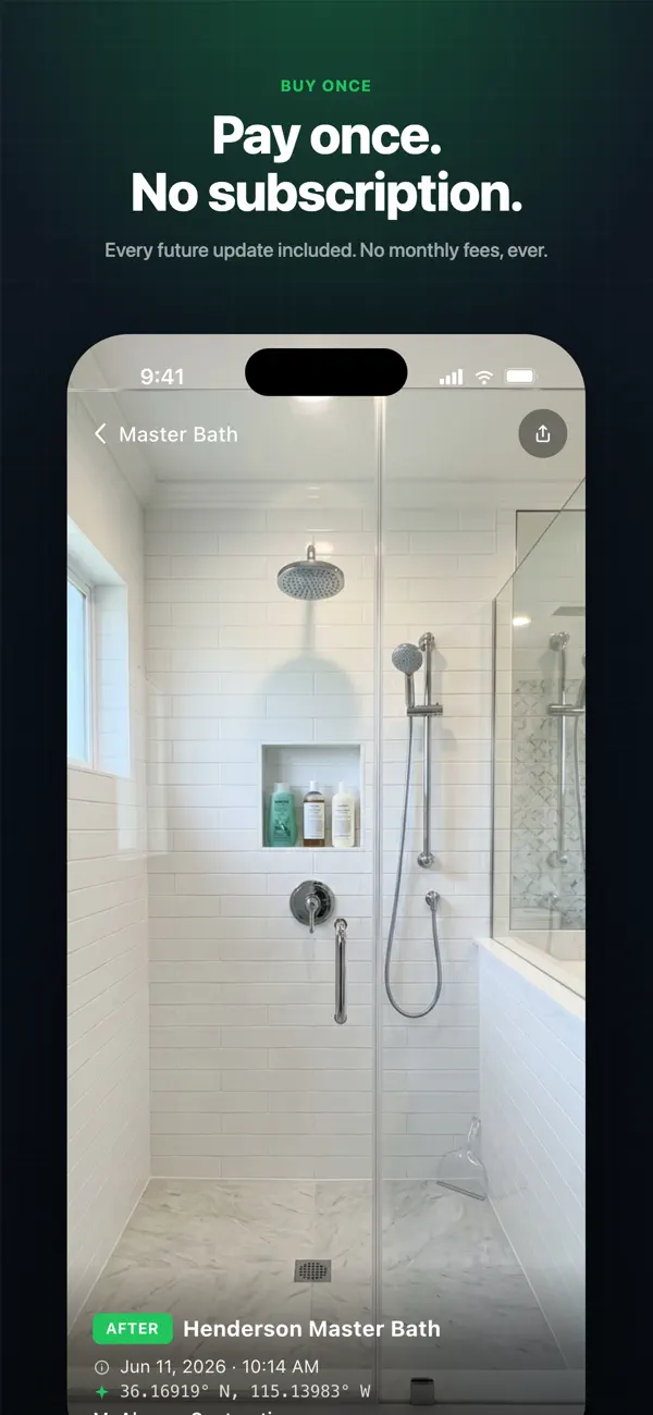 Screenshot #2 pour BeforeAfter – Photos chantier