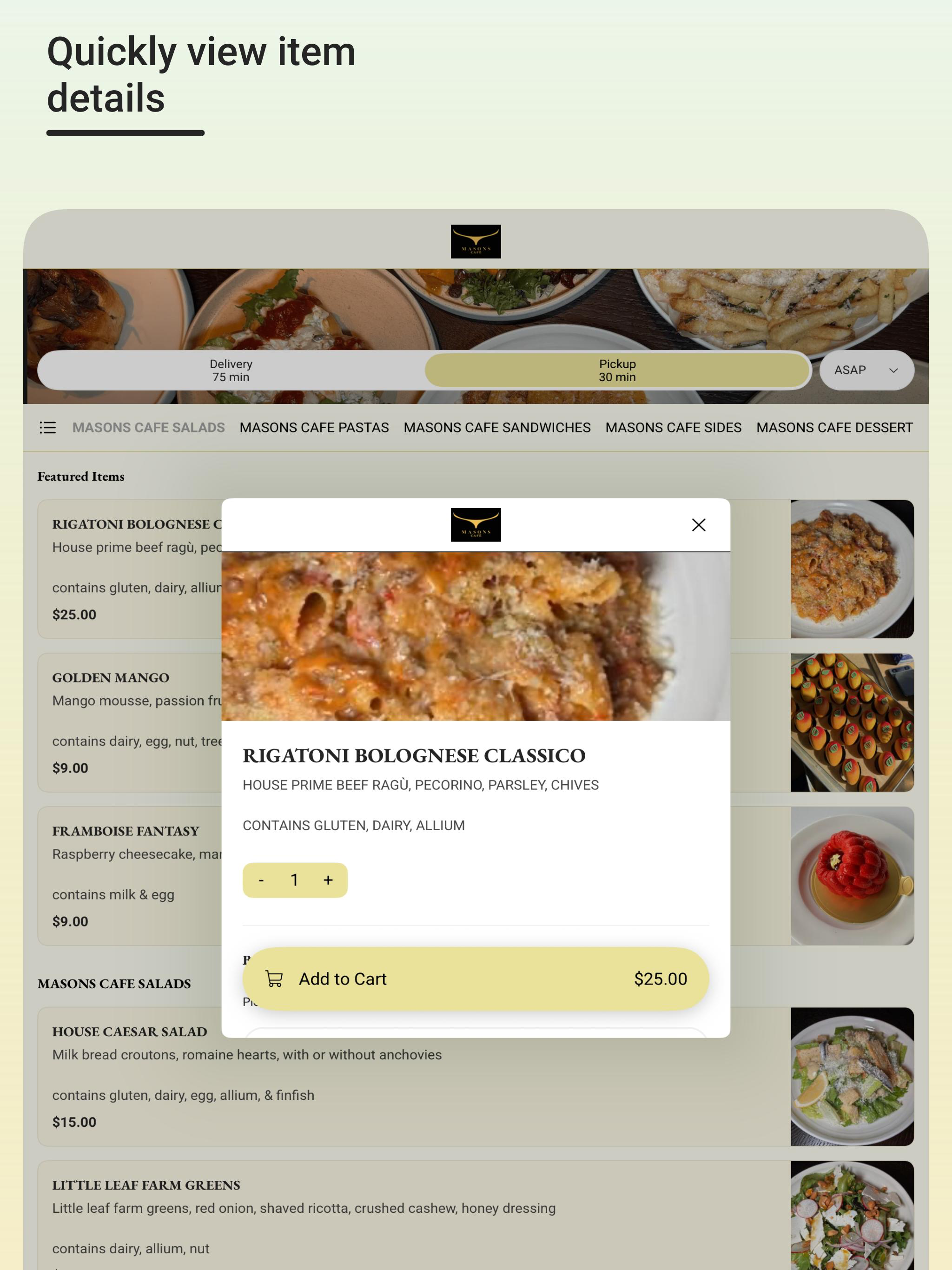 Masons Steakhouse