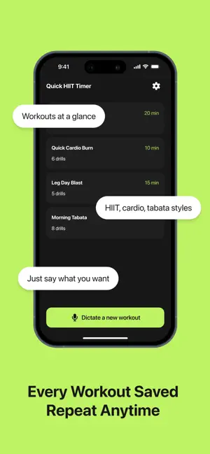 Quick HIIT & Tabata Timer screenshot 4