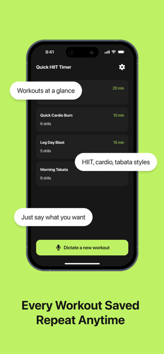 Quick HIIT & Tabata Timer Screenshot 4 of 5