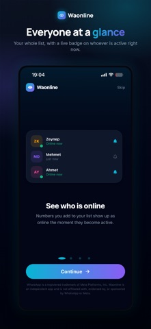 Waonline: Online Notification Screenshot 1 of 5