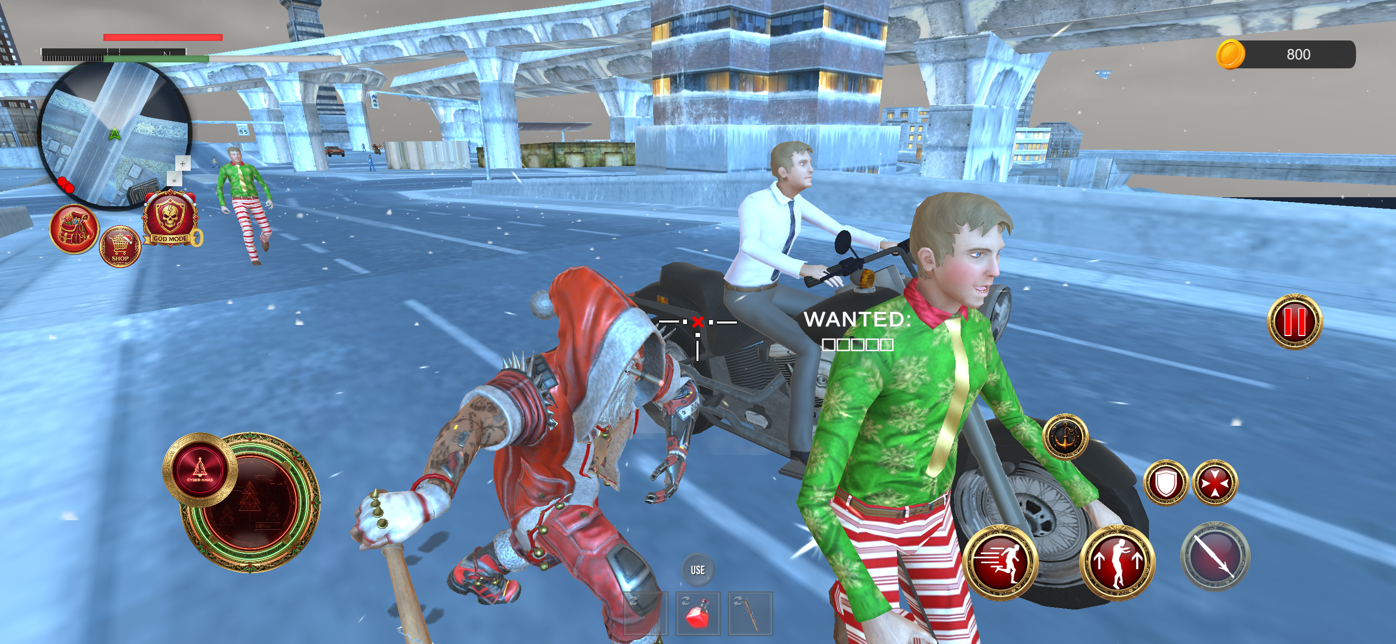 Santa Rope Hero: Cyborg City