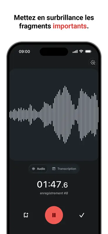 Sprachmemos & Diktiergerät screenshot 1 of 6