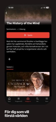 Axess Television iPhone screenshot