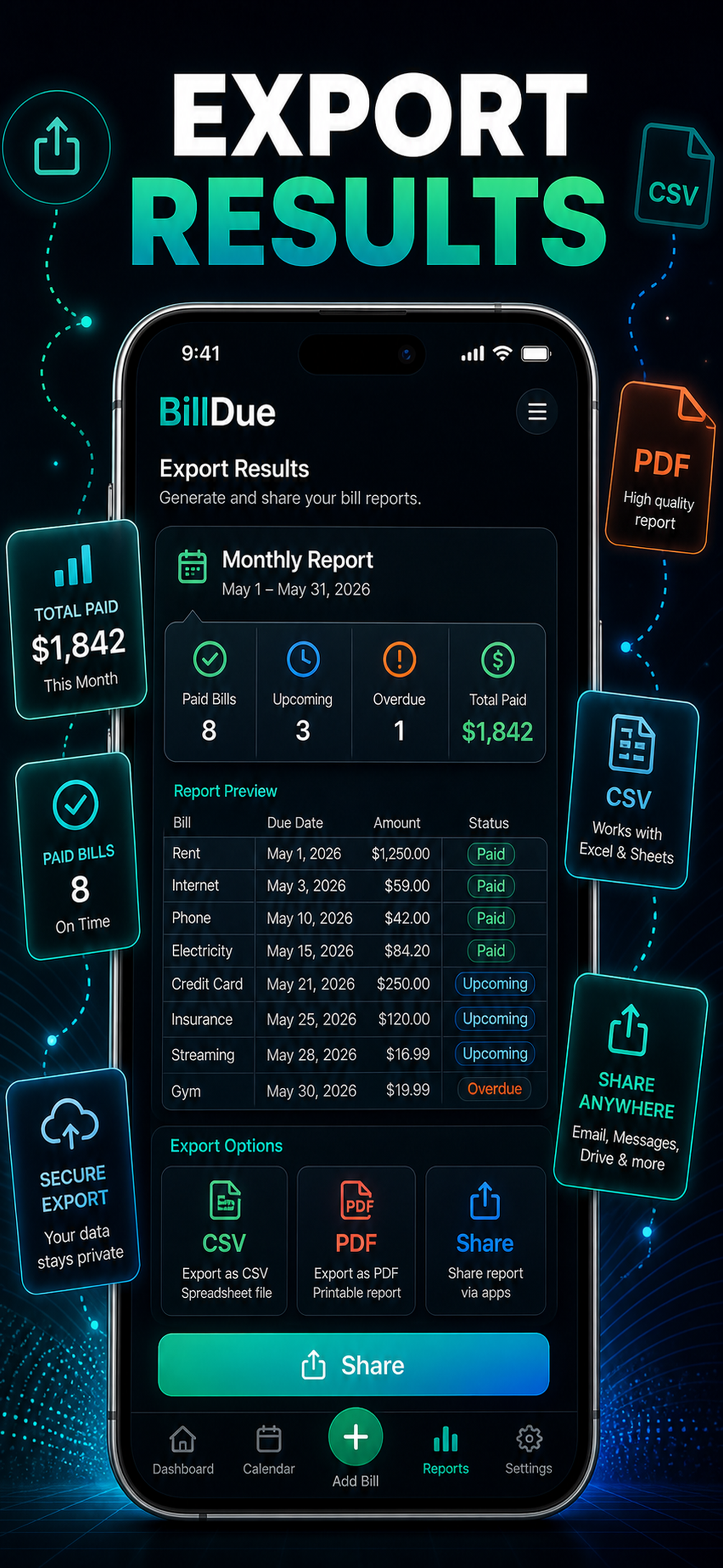 Bill Reminder & Due Tracker screenshot 8